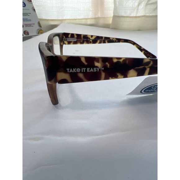 Life Is Good Blue Light Blocking Glasses Honora Brown Tortoise +0.00 Readers - Picture 7 of 7